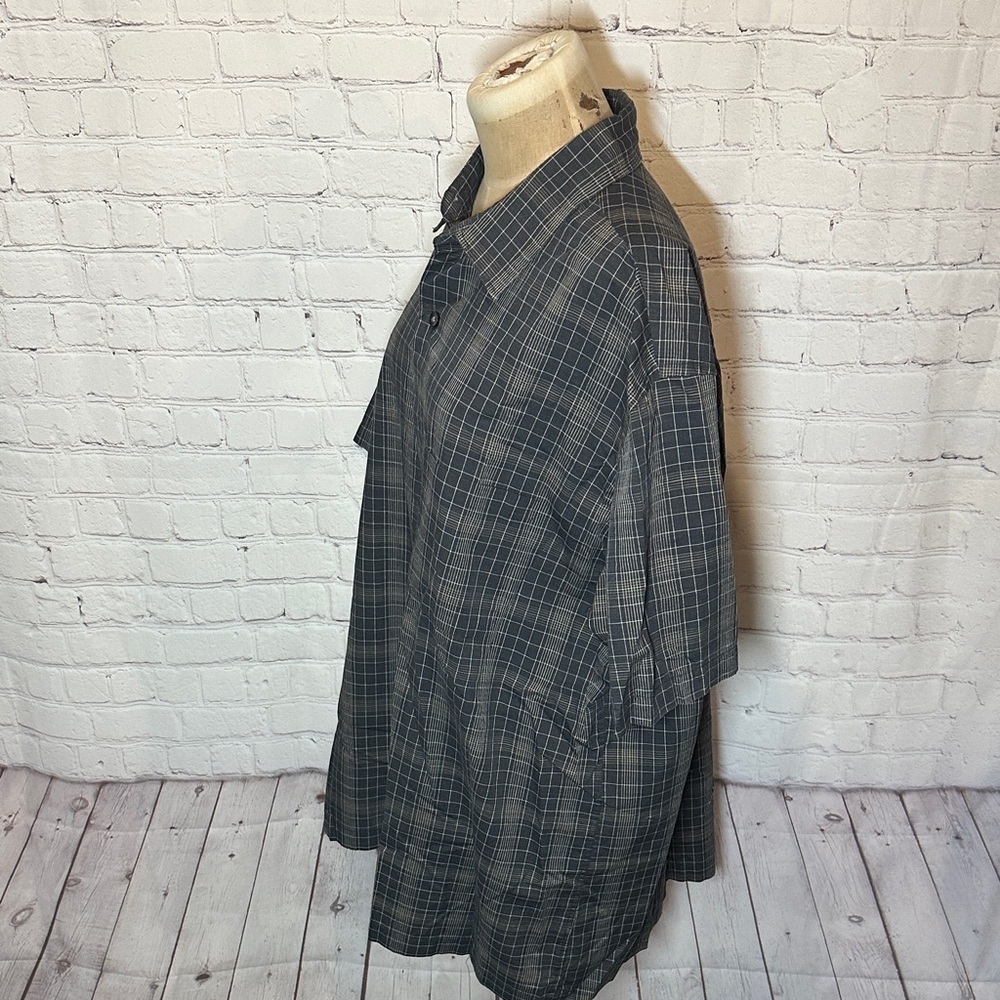 Van Heusen Charcoal Checkered Shirt - Picture 2 of 4